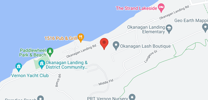 map of 7616-24 Okanagan Landing/7599 Klinger Road